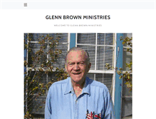 Tablet Screenshot of glennbrownministries.com